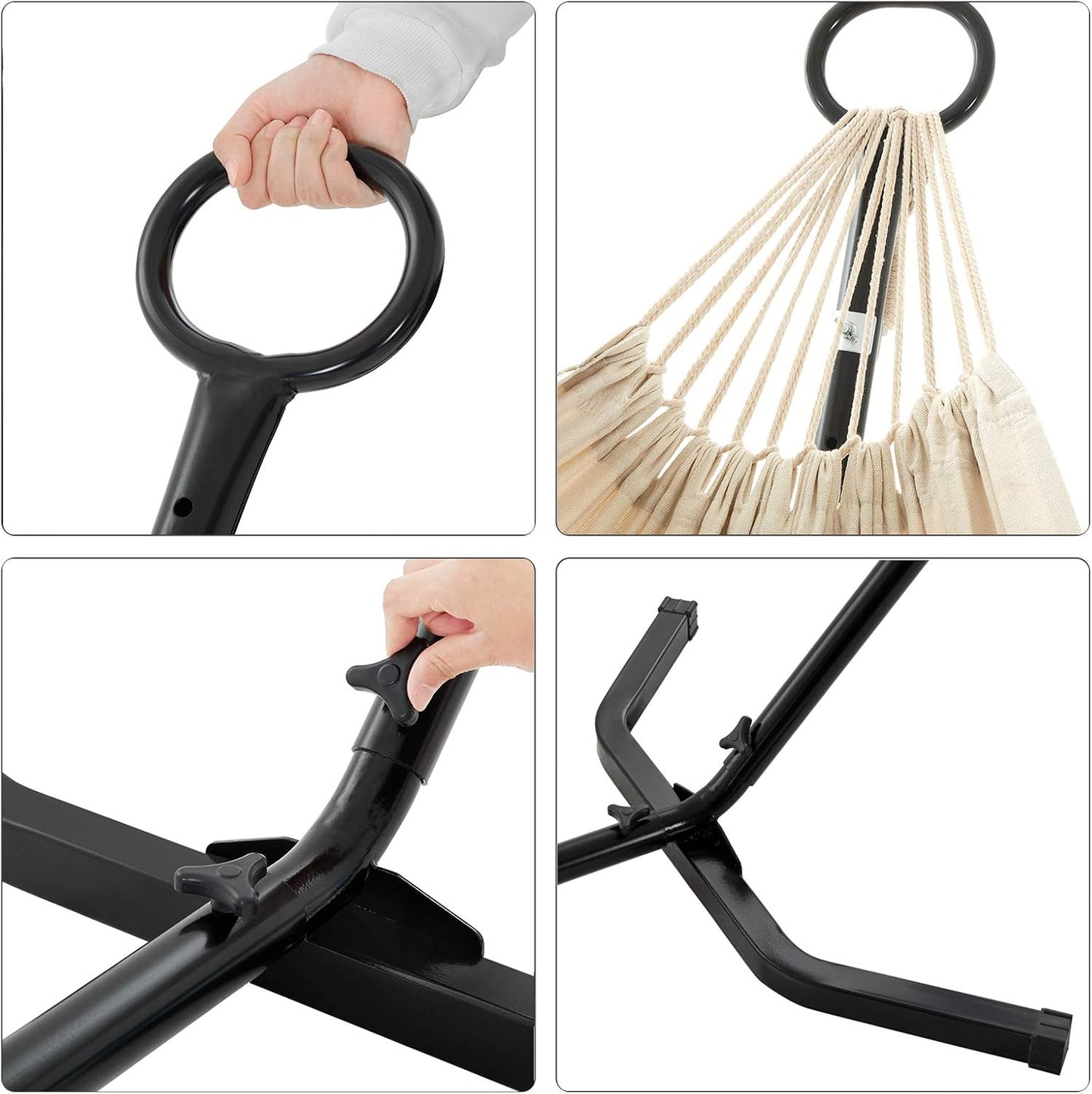 SONGMICS Hammock with Stand GHS001M01