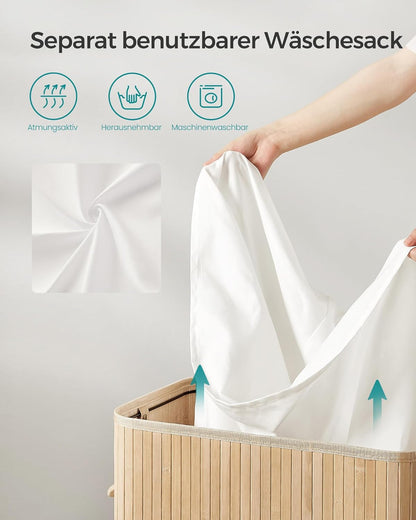 SONGMICS Laundry Basket LCB063N01