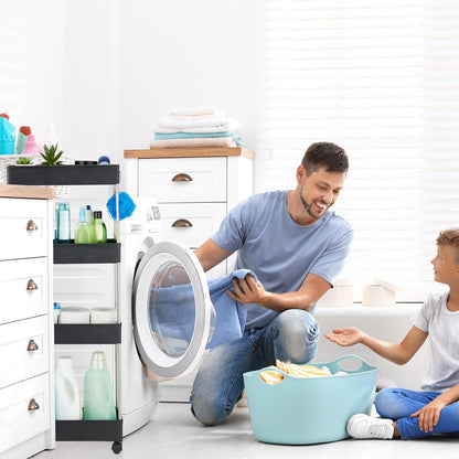 4 Tier Trolley with Wheels