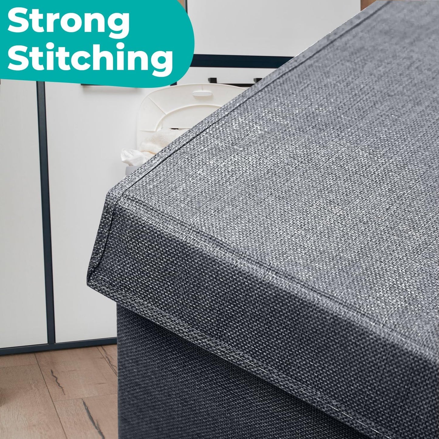 Collapsible Laundry Basket with Lid