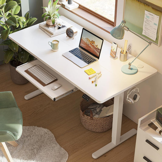 Standing Desk with Keyboard Tray