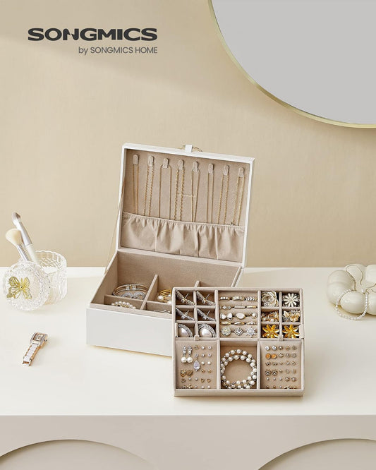 SONGMICS Jewellery Box JBC165w01