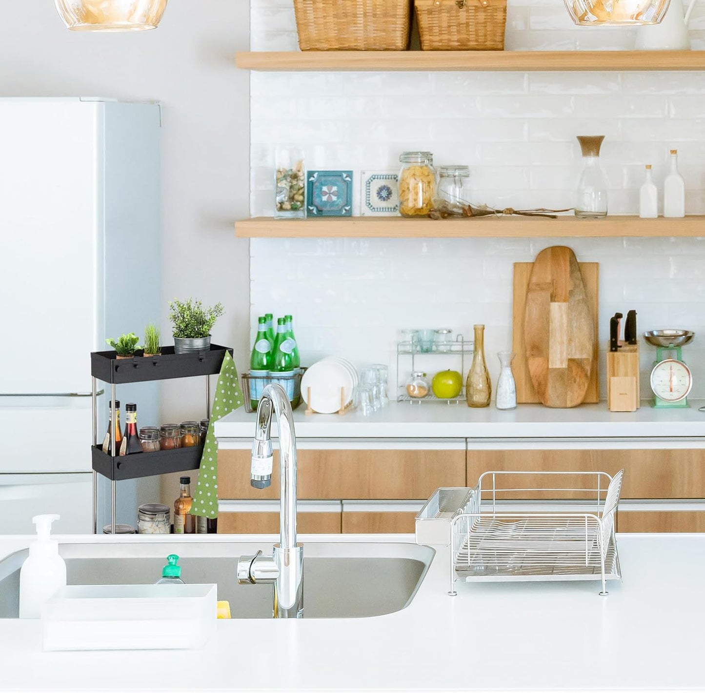 4 Tier Trolley with Wheels