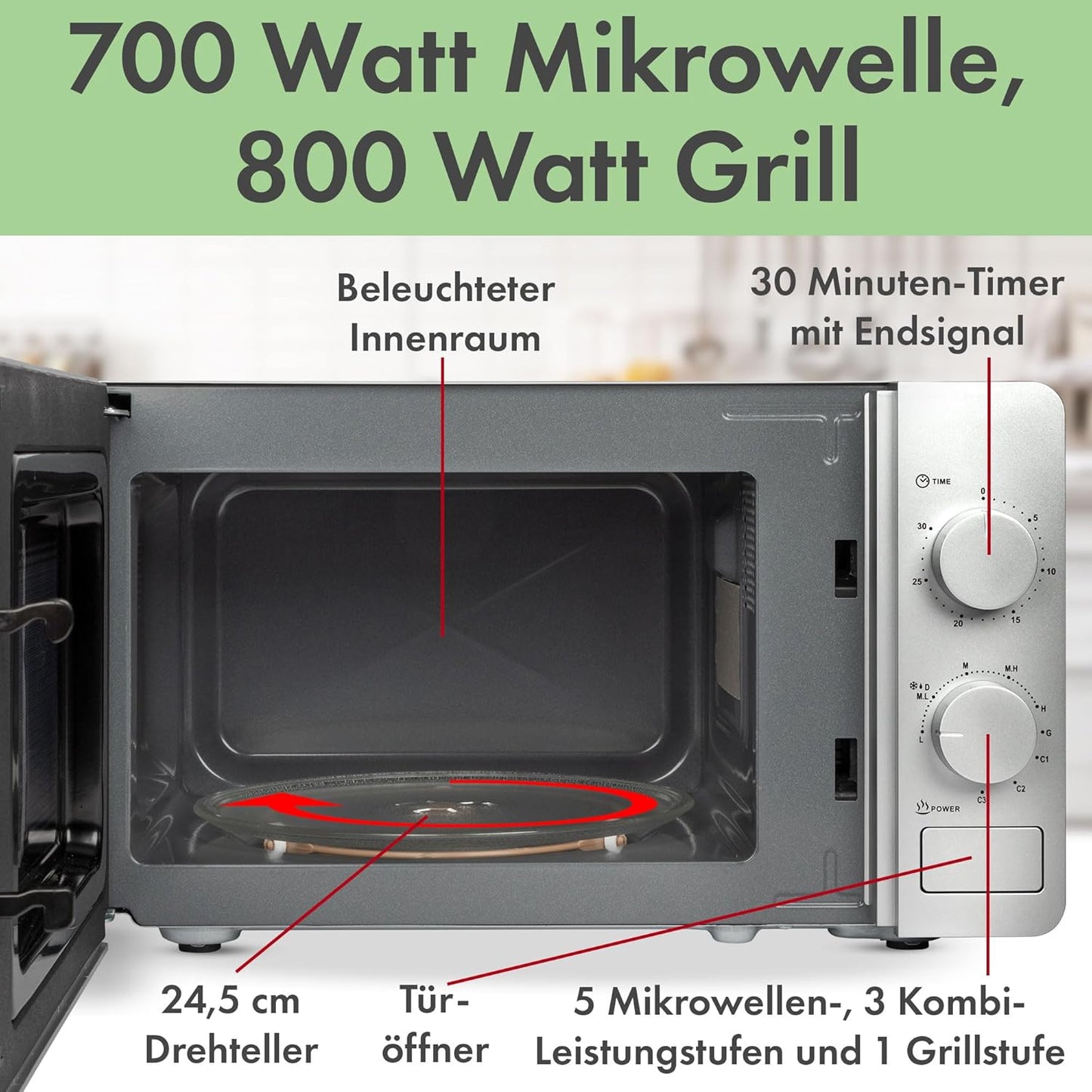 Clatronic Microwave mit Grill