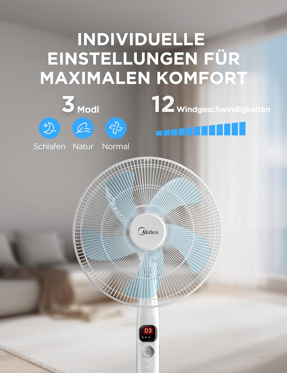 Midea Pedestal Fan