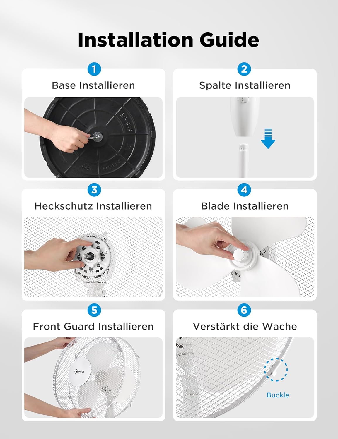 Midea Pedestal Fan