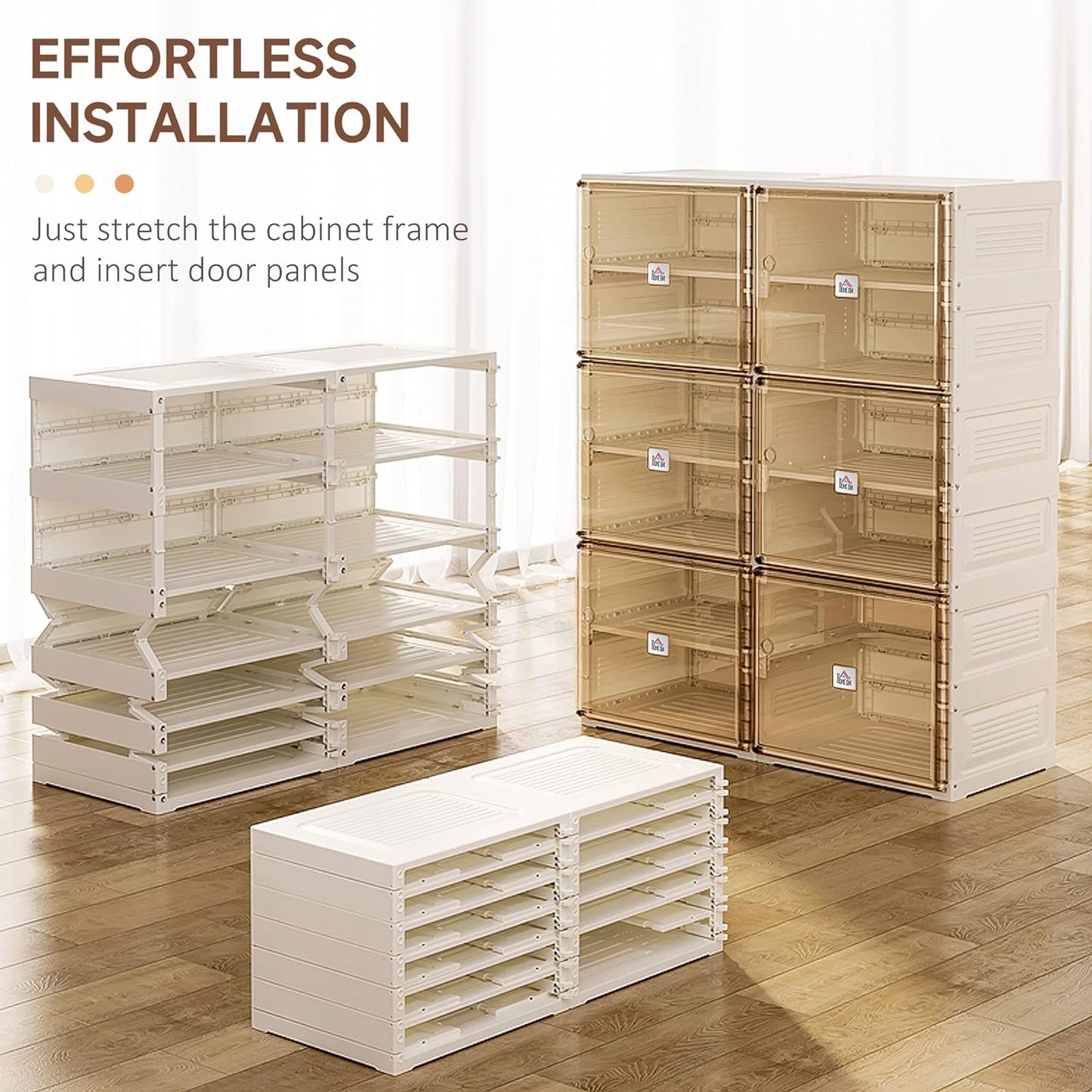 Multi-Size Foldable Storage Boxes