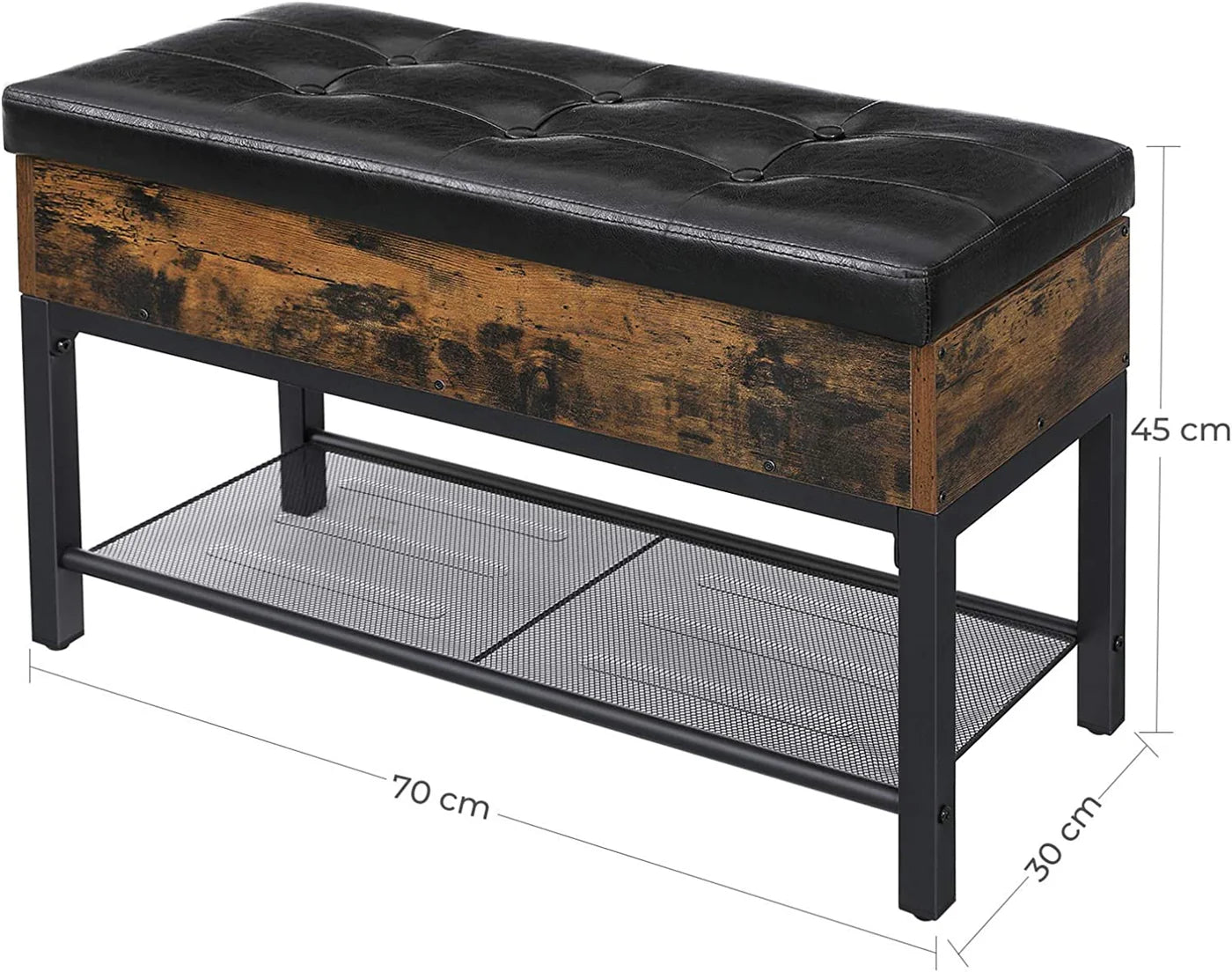 Songmics Shoe Storage Bench LSB46BXV1