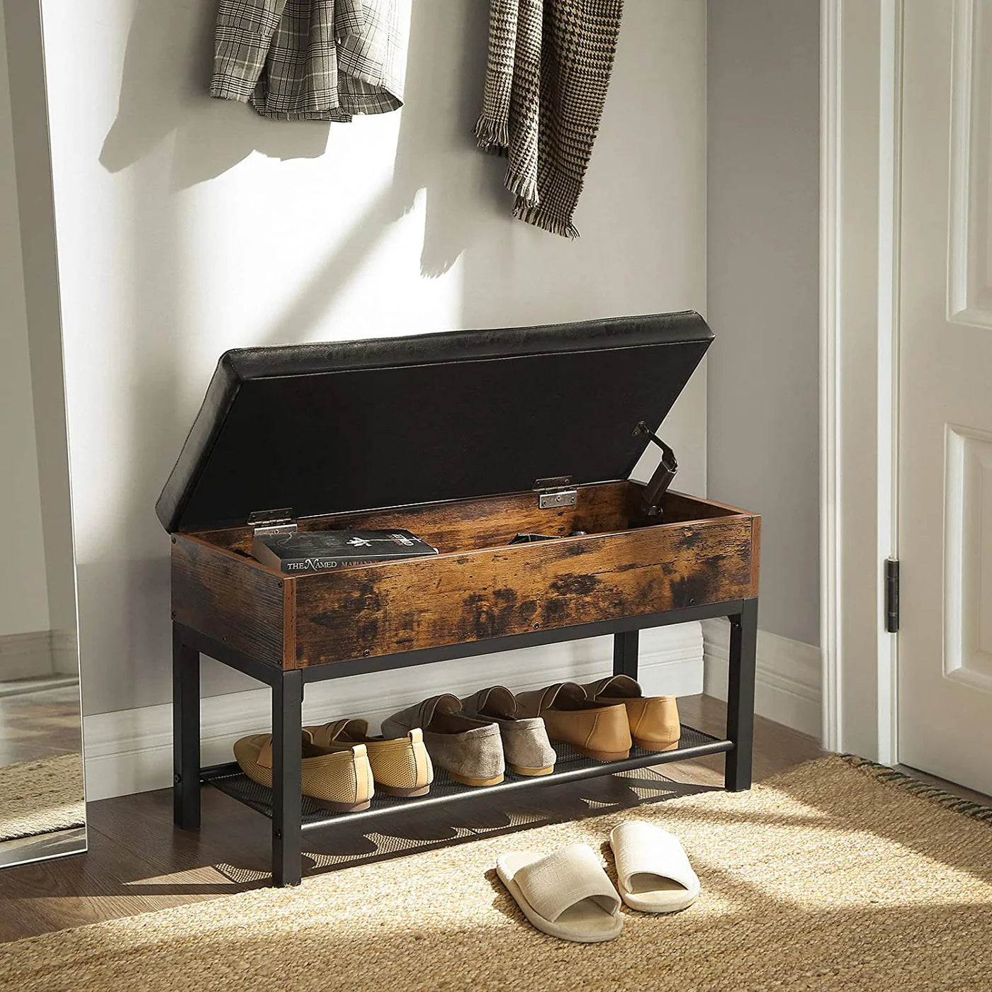 Songmics Shoe Storage Bench LSB46BXV1