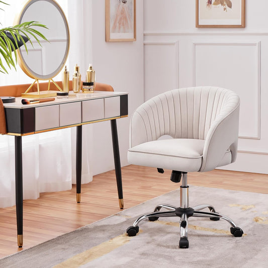 Yaheetech Velvet Vanity Desk Chair