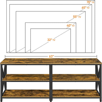 Rustic Brown TV Stand