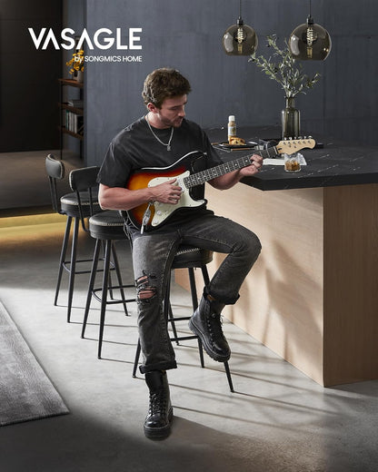 VASAGLE Set of 2 Bar Stool