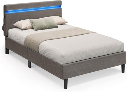 VASAGLE Guest Bed with LED Lighting