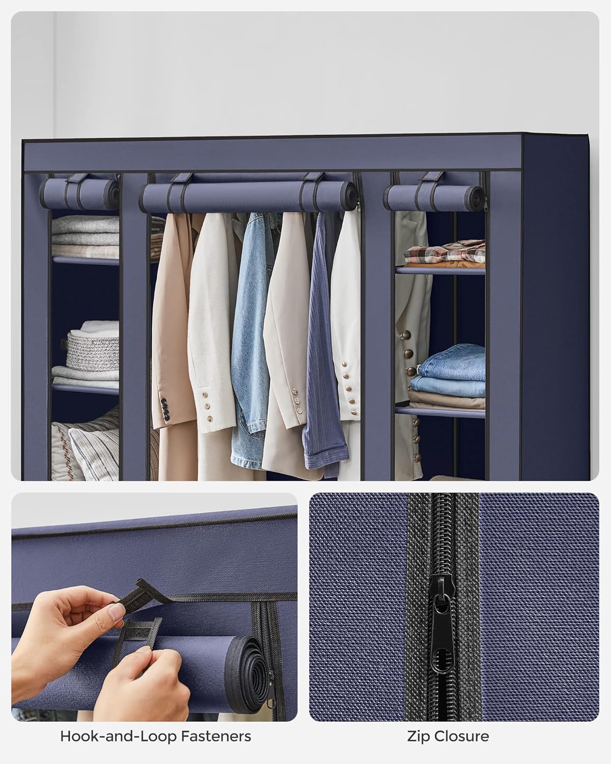 SONGMICS Fabric Wardrobe LSF003I02