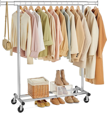 SONGMICS Clothes Rack on Wheels HSR13S