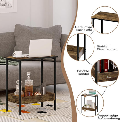 WOLTU Side Table BTS03HOV