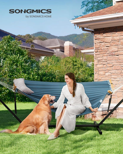 SONGMICS Hammock with Frame GHS002G01