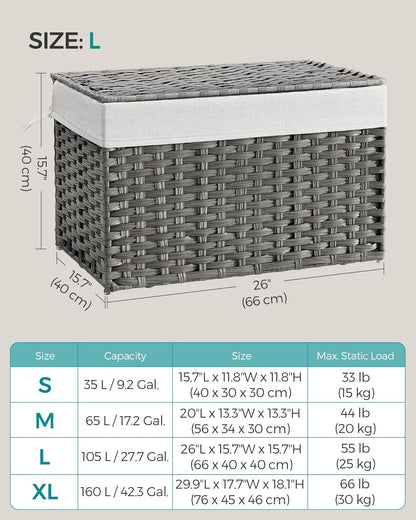 SONGMICS Laundry Basket