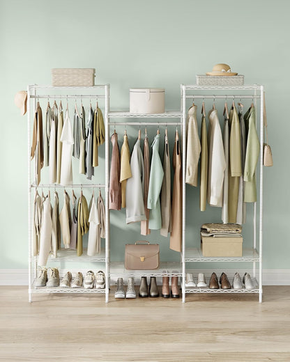 SONGMICS Open Wardrobe Metal Coat Rack LGR431W01