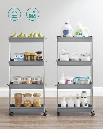 SONGMICS 4-Tier Storage Trolley KSC008G01