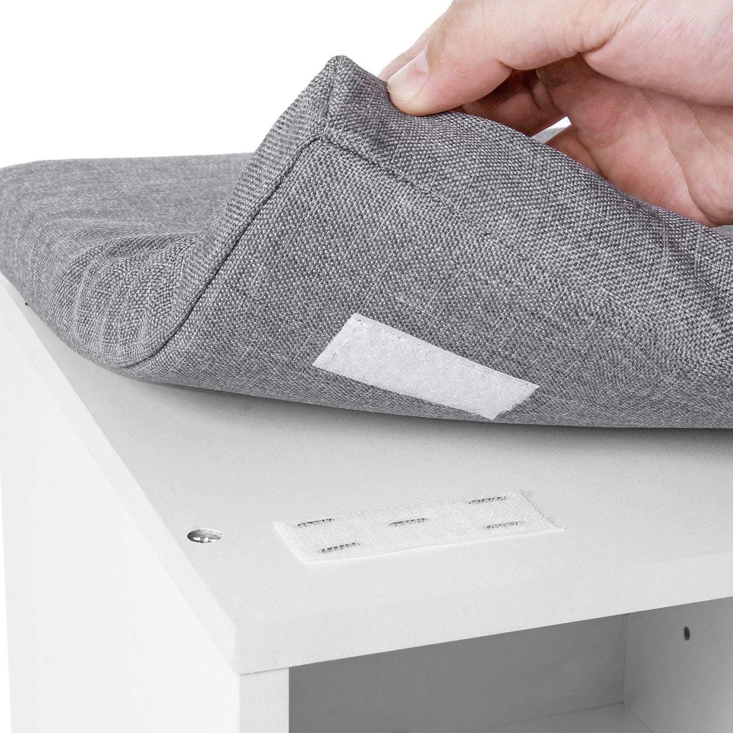 VASAGLE Shoe Bench with Cushion ULHS10WT