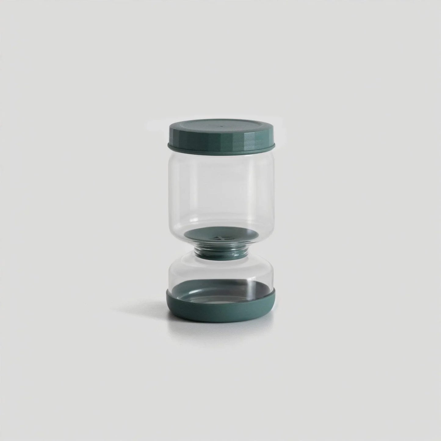 Flip-Over Glass Pickle Jar