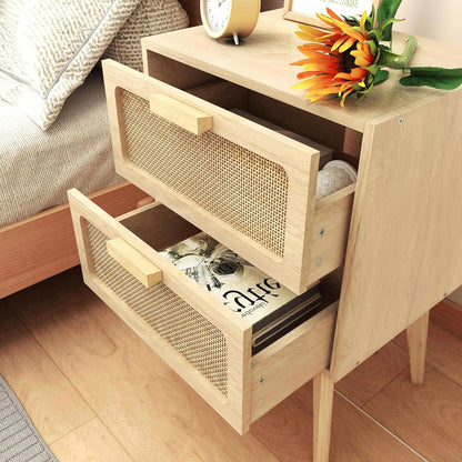 Rattan Side Table