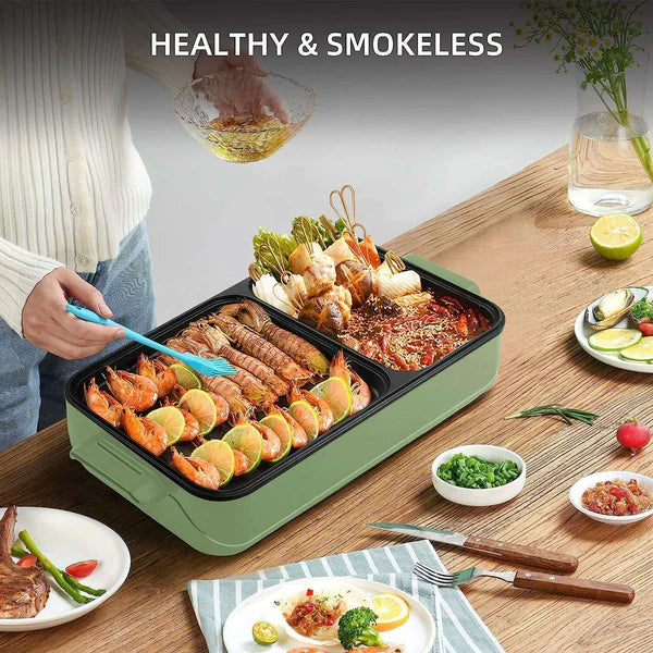 2 In 1 Griddle and Hot Pot