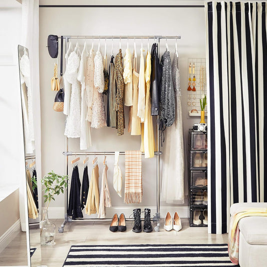 SONGMICS Double Clothes Rail (LLR401)