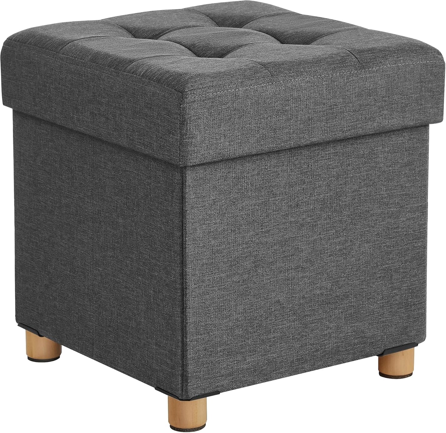 SONGMICS Bedroom Bench with Storage LSF14GYZ