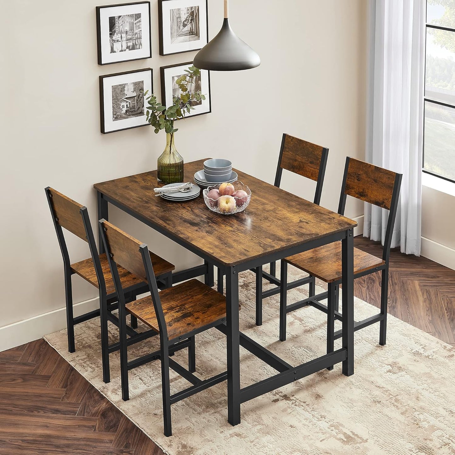 VASAGLE Set of 2 Dining Chair LDC092B01V1