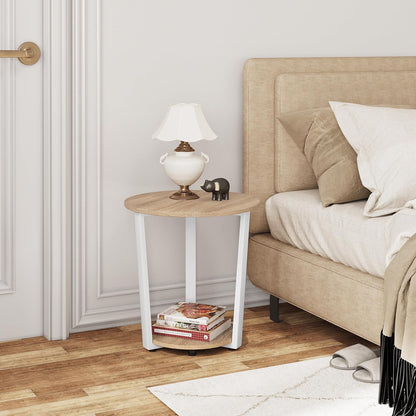WOLTU Modern Round Coffee Table (BTS13HEI)