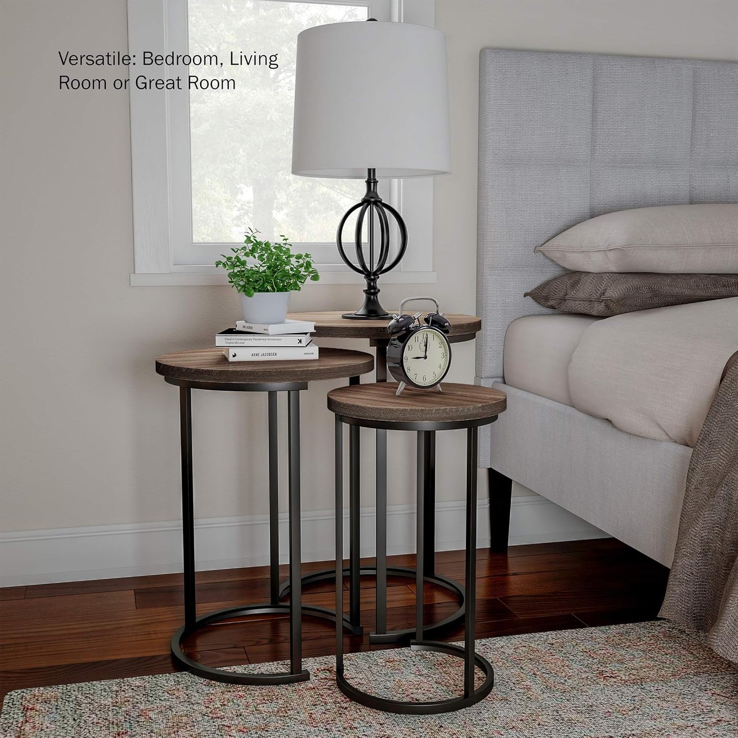 Set of 3 Round Side Tables