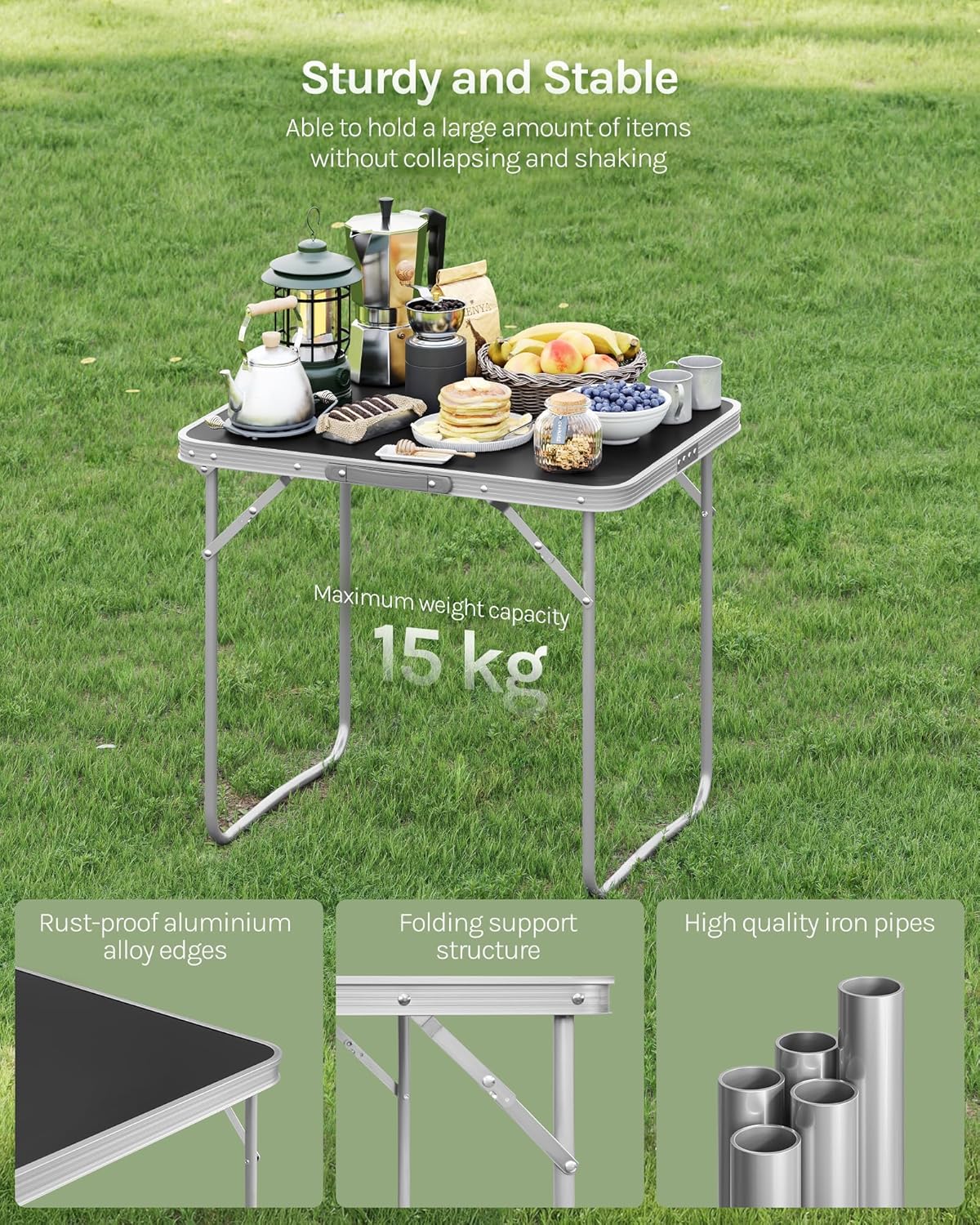 WOLTU Portable Folding Camping Table (CPT8135SZ)