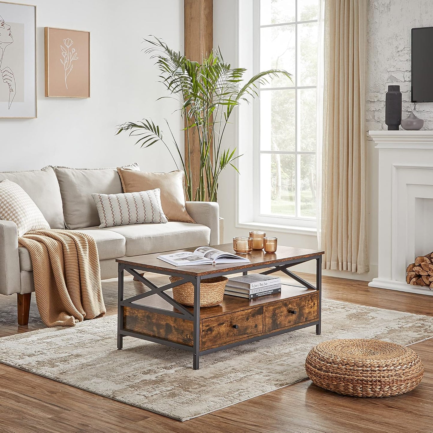 VASAGLE Coffee Table LCT201B01V1