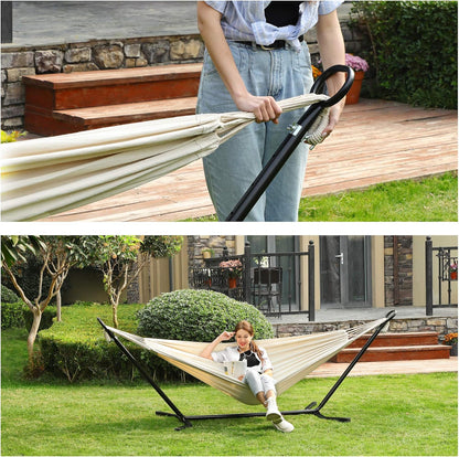 SONGMICS Hammock with Stand GHS001M01
