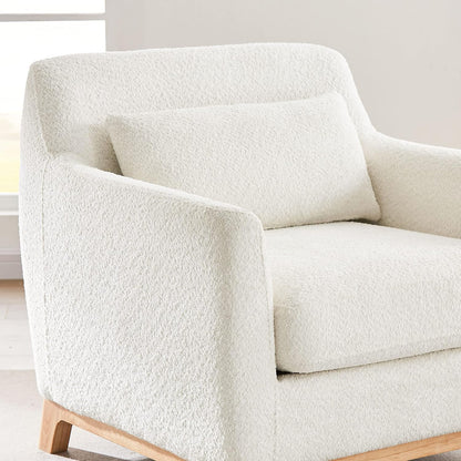 VANOMi Fabric Upholstered Comfy Reading Armchair