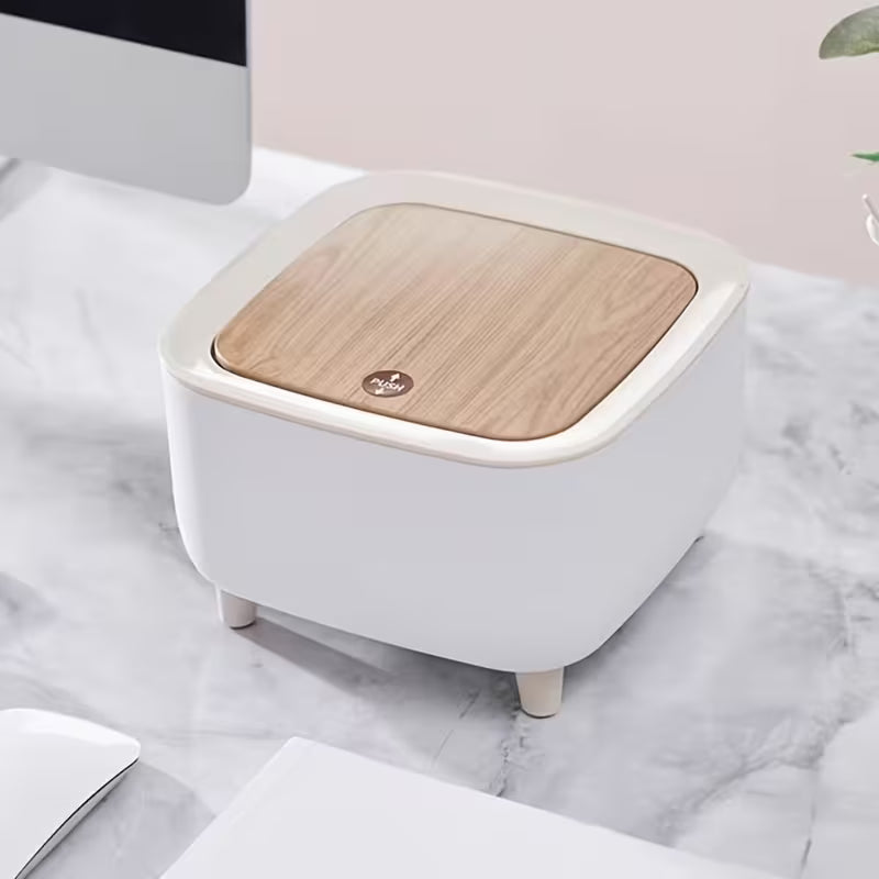 Mini Trash Can with Lid