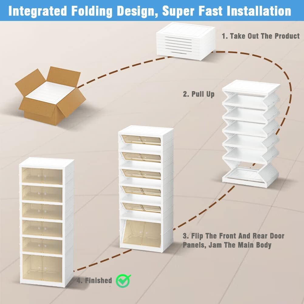 Foldable Shoe Rack Organizer
