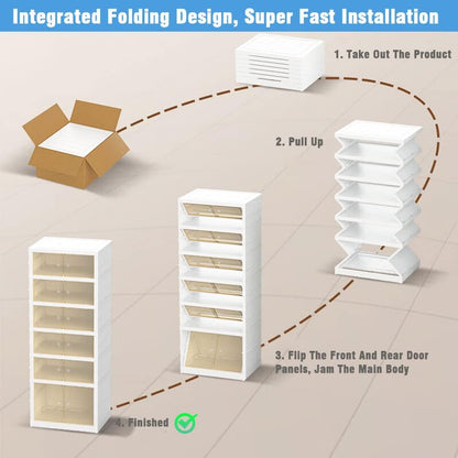 Foldable Shoe Rack Organizer