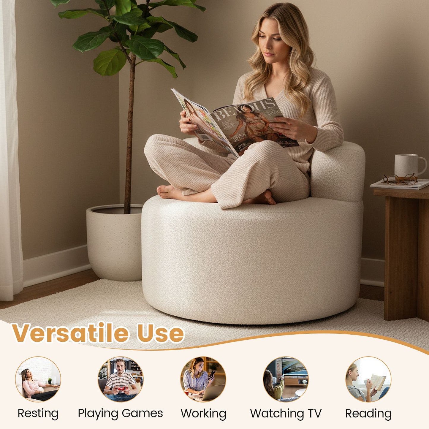 Costway Bean Bag Chair
