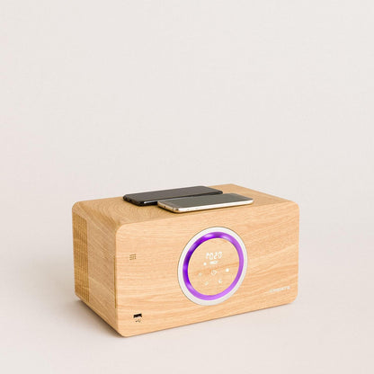 CREATE Air Pure Compact Air Purifier with Bluetooth Speaker and Wireless Charger