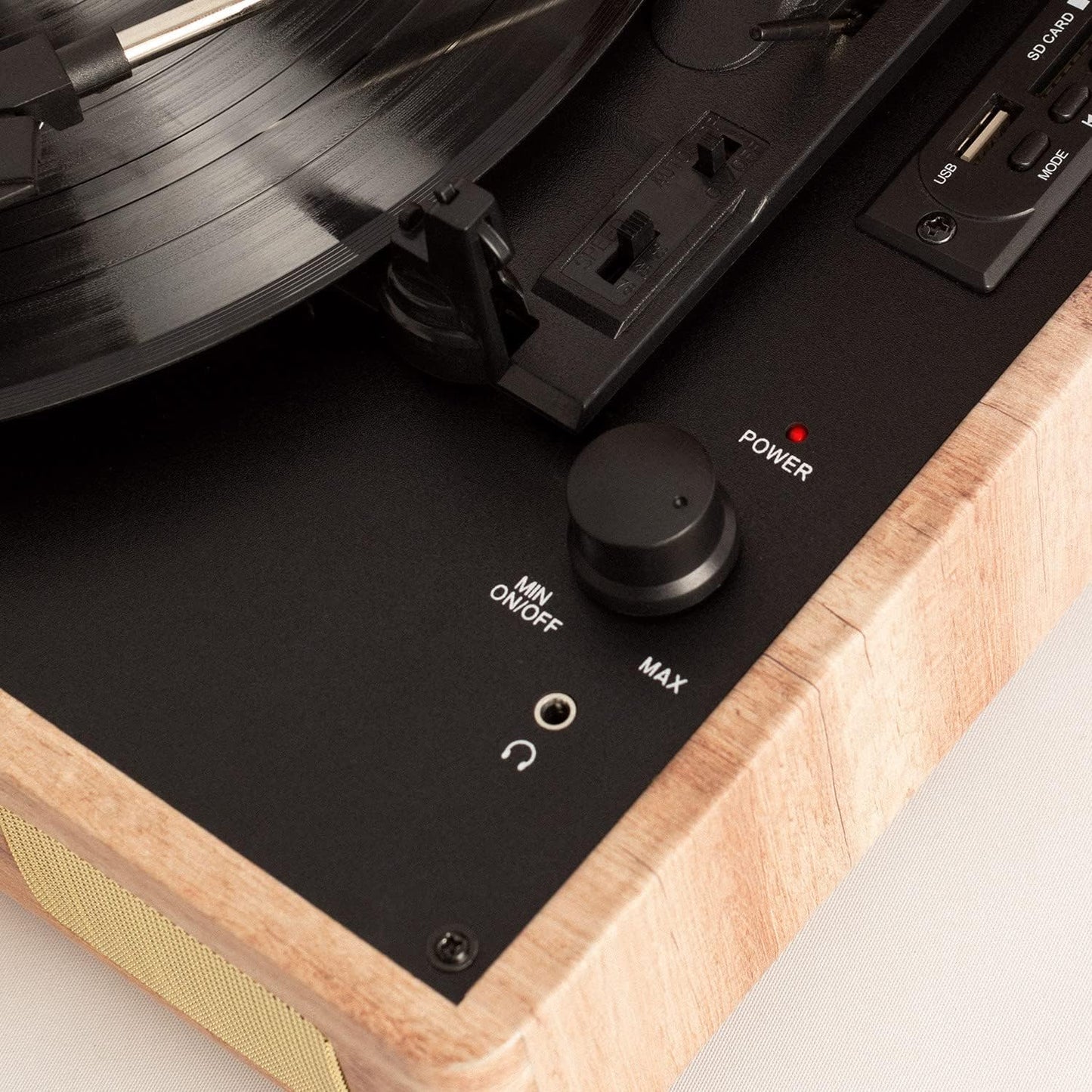 CREATE Wood Record Player