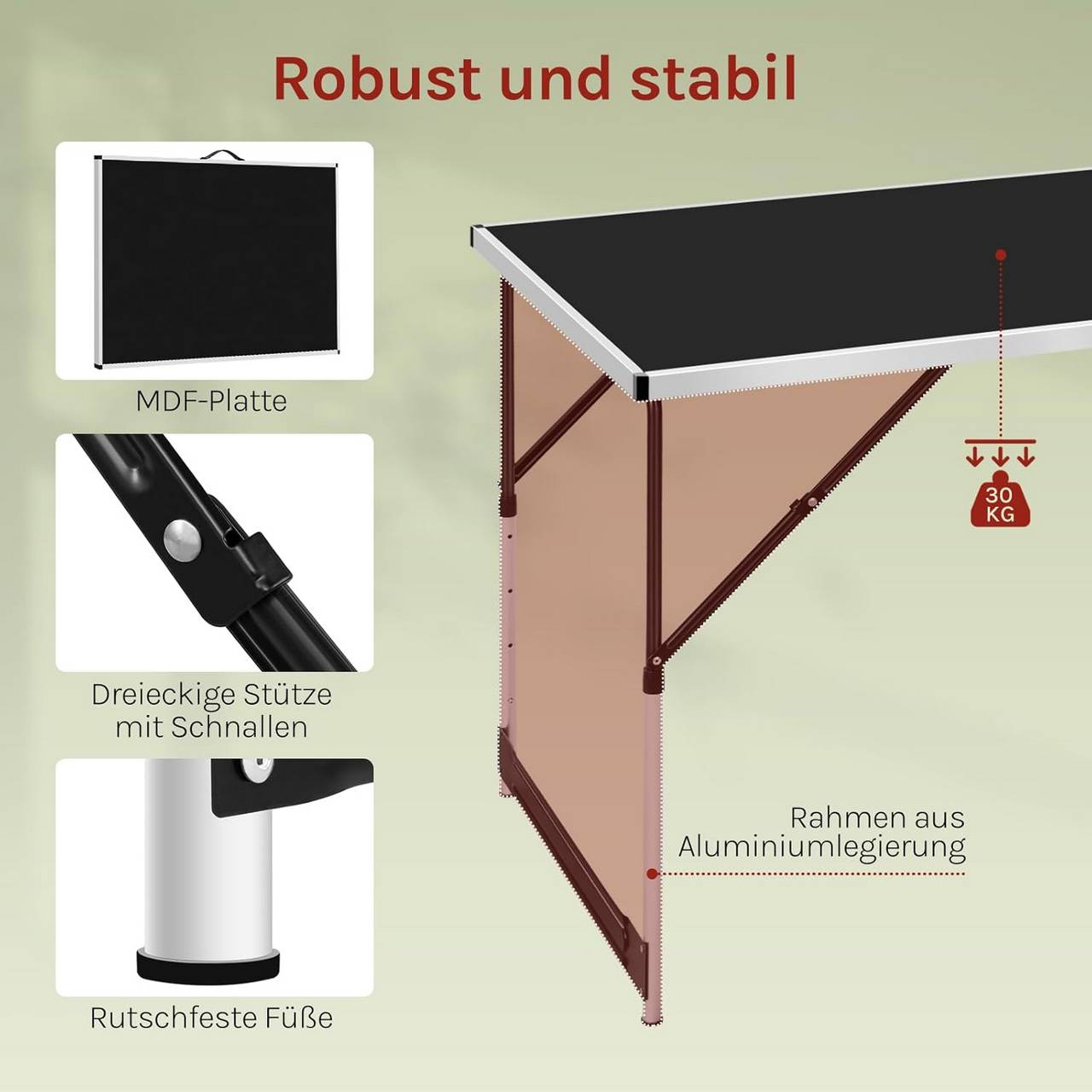 WOLTU Portable Folding Camping Table (CPT8121SZ)
