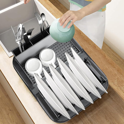 Multifunctional Folding Dish Drying Rack