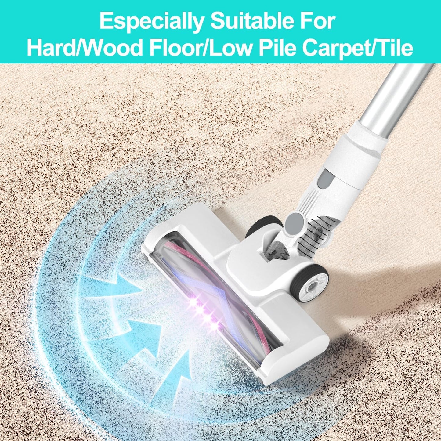 KEROMEE Cordless Vacuum Cleaner