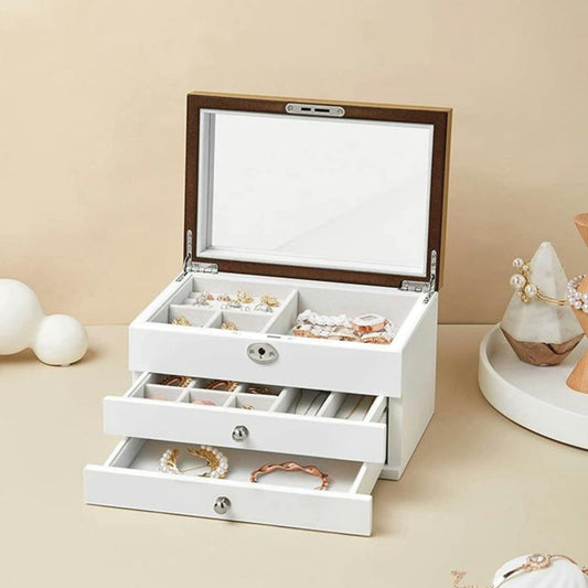 Songmics Wooden Jewelry Box JOW15WNV1