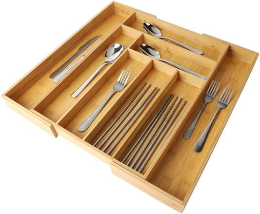 Bamboo Drawer Organizer
