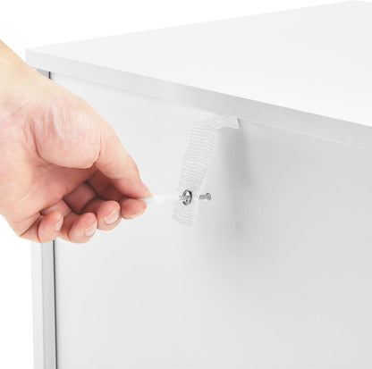 EUGAD Bedside Table with 2 Drawers