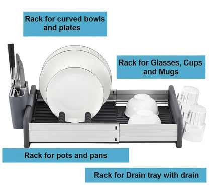 Aluminum Dish Drying Rack